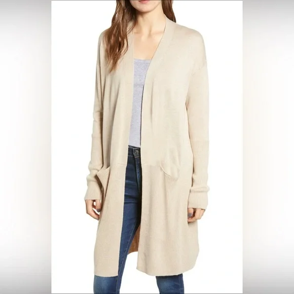 Splendid $158 Retreat Cardigan in Oatmeal. Size S.